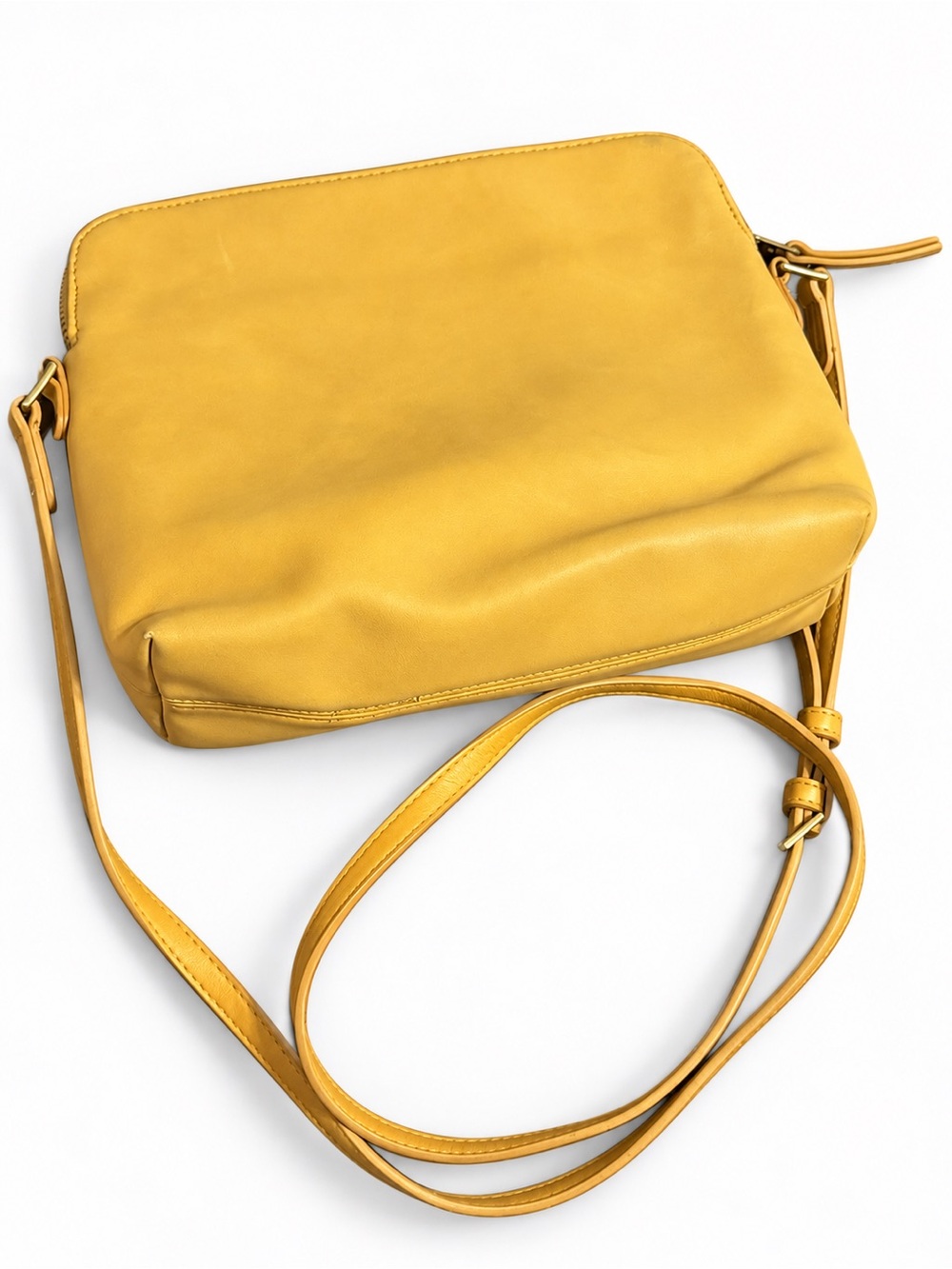 Universal Thread Yellow Leather Crossbody Bag
